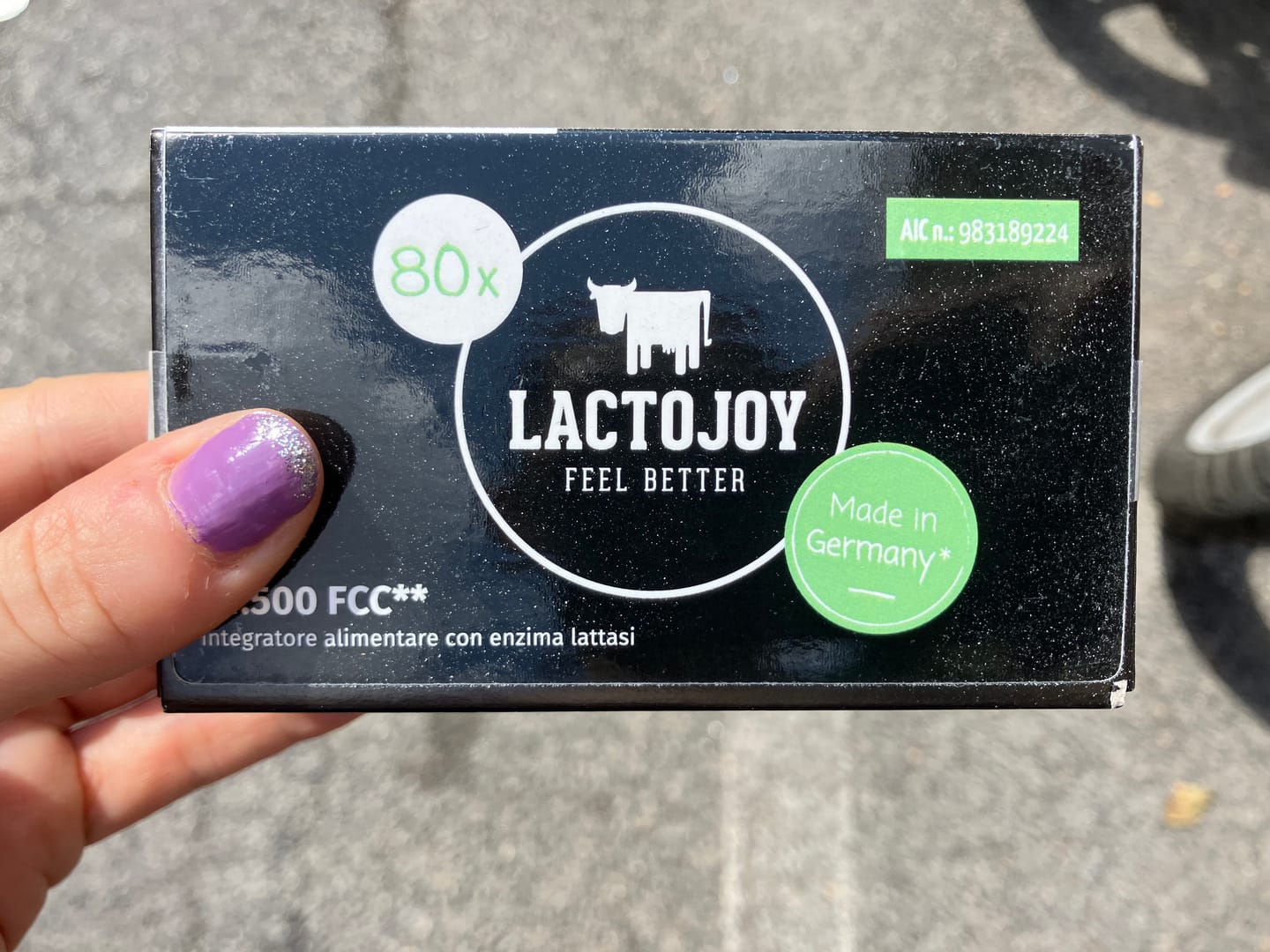 Customer photo review of LactoJoy Lactase Pills - 14.500 FCC - 80 pcs