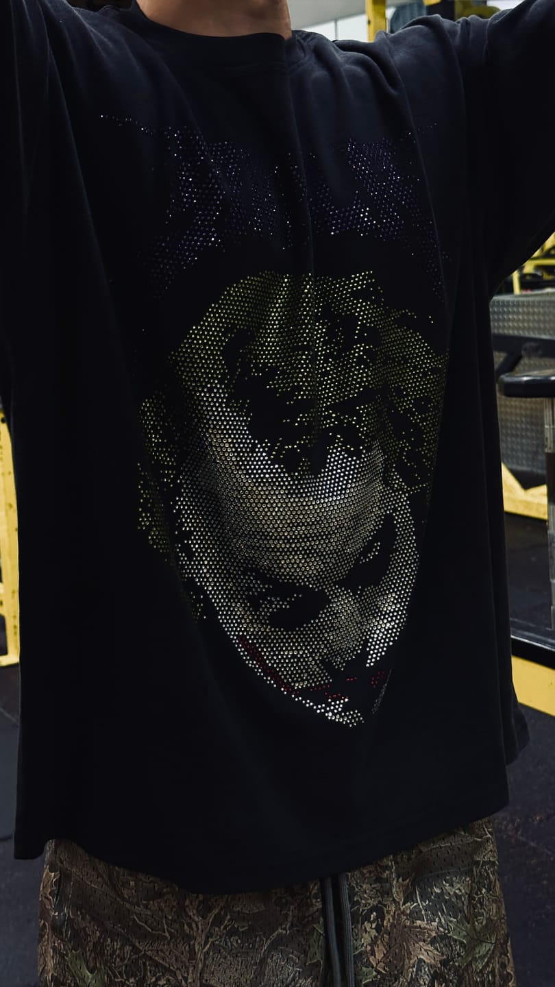 Customer photo review of 4257 - Batman Rhinestone Tees