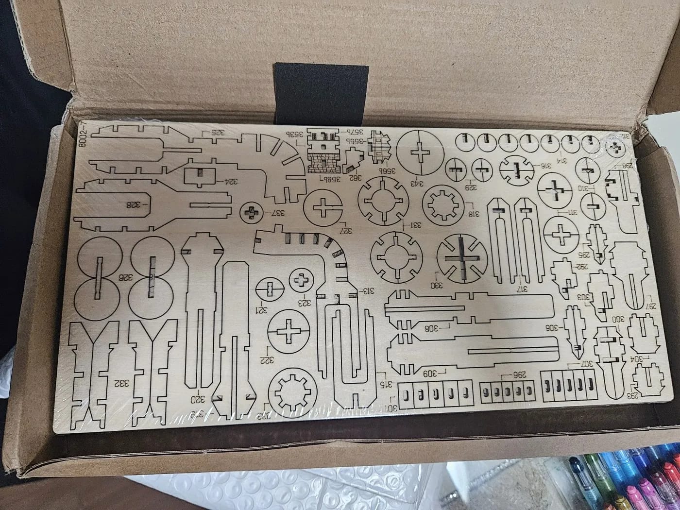 Customer photo review of Puzzle 3D Château Ambulant en Bois