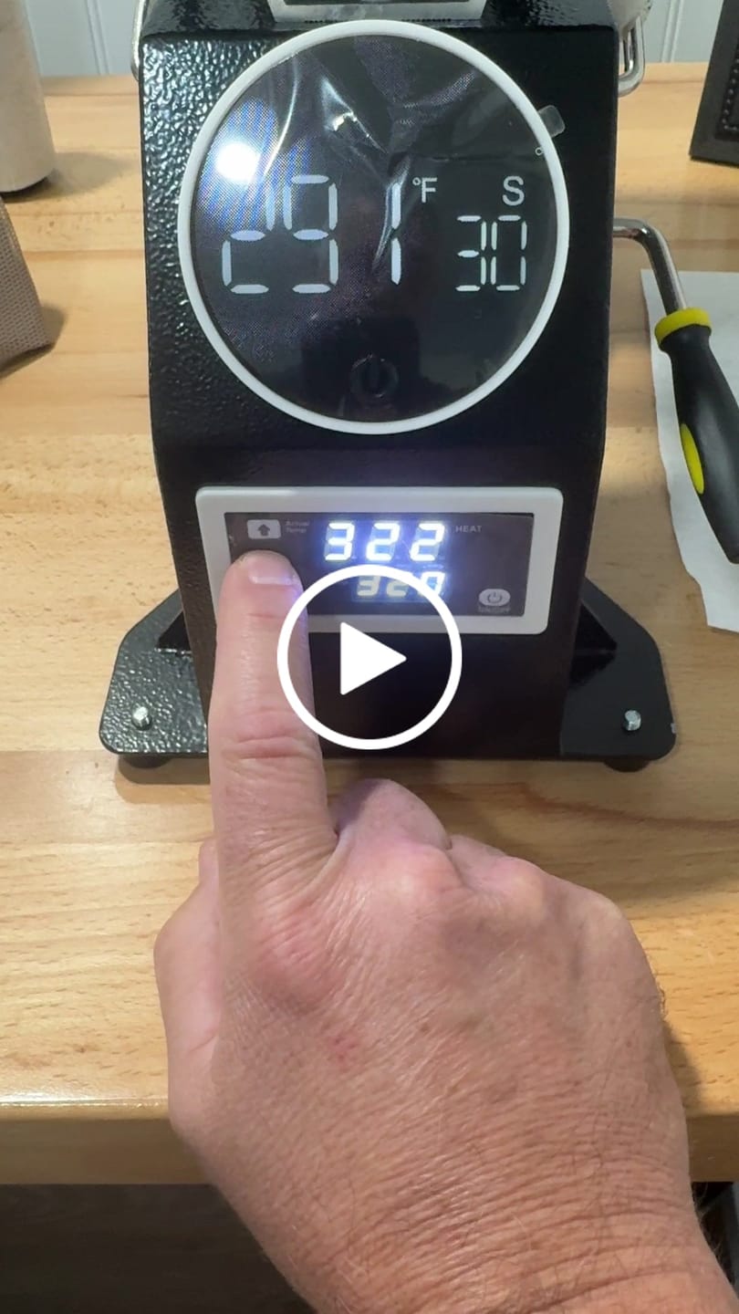 Customer video review of DuoForge Automatic Dual-Heat platen Cap Heat Press