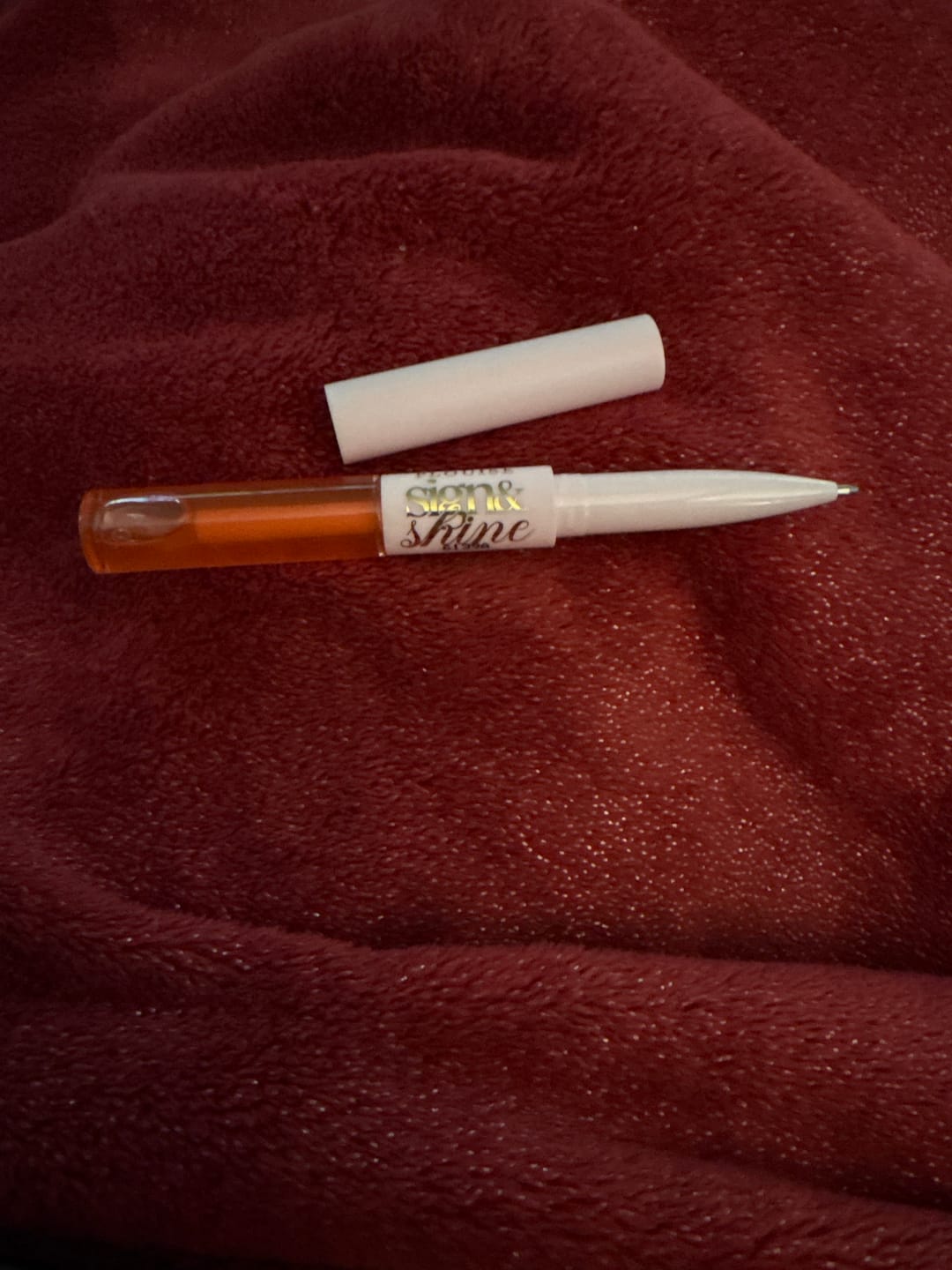 Customer photo review of Back to Business Sign And Shine Lip Oil Pen - PRE-ORDER