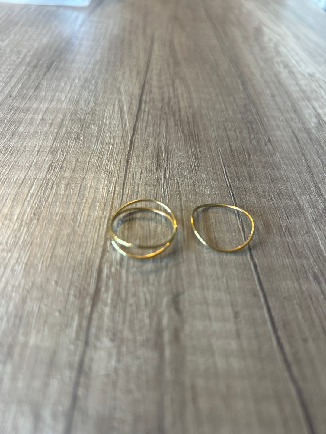 Customer photo review of Gold Infinity Loop Ring