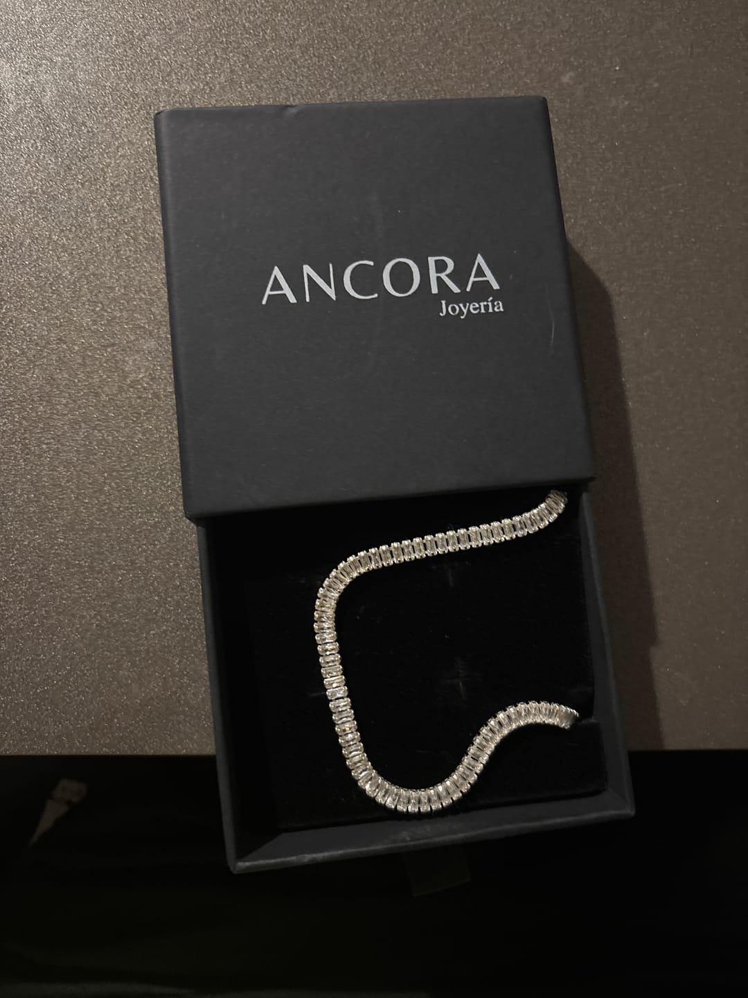 Customer photo review of Cadena Tennis Rectangular 6MM