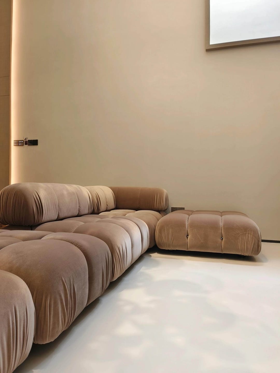 Customer photo review of Hiksnra Sofa Armless Single Module | Vacuum Packed Compression Sofa