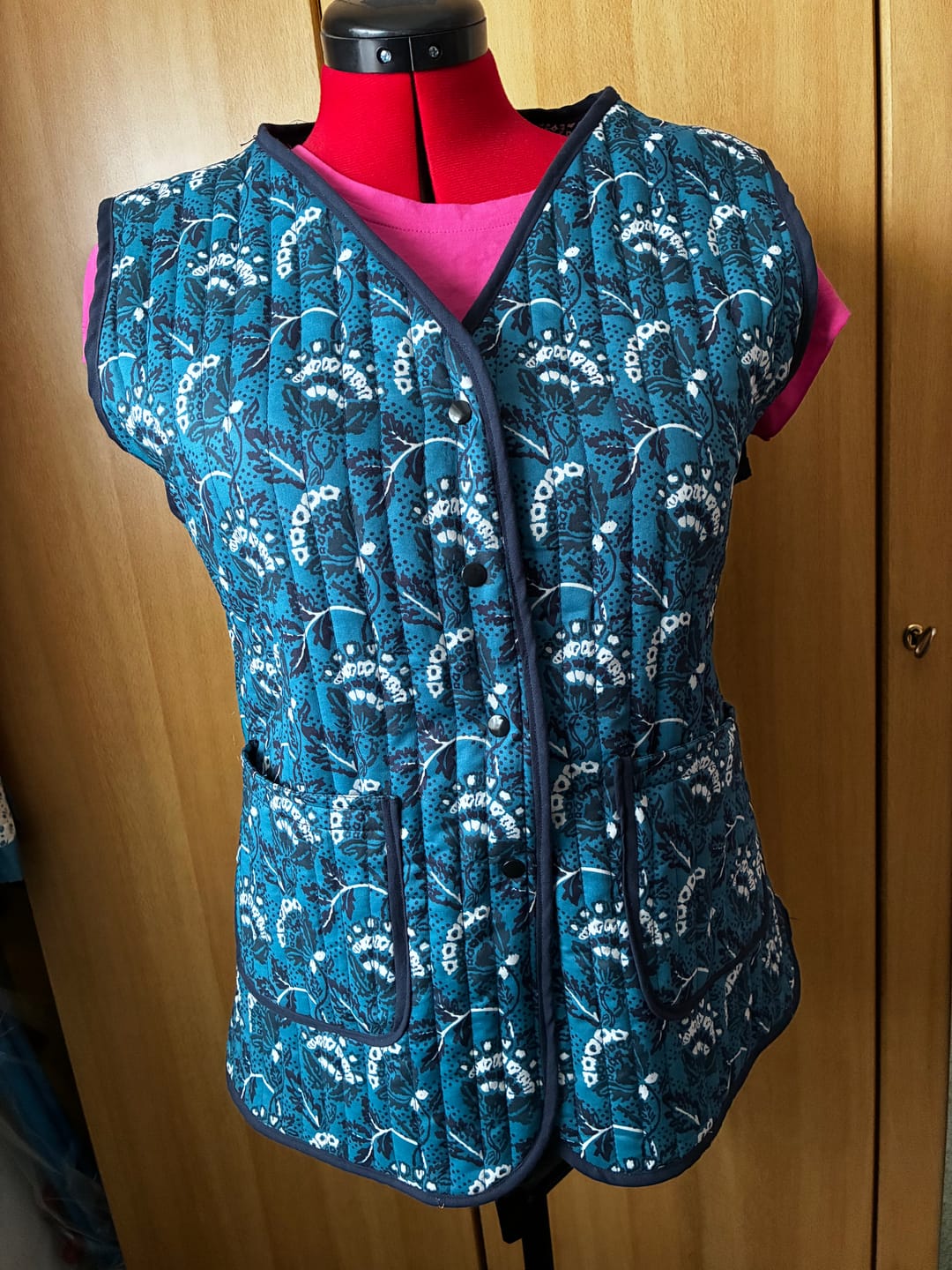 Customer photo review of Bluebell Garden Quilted Cotton Fabric