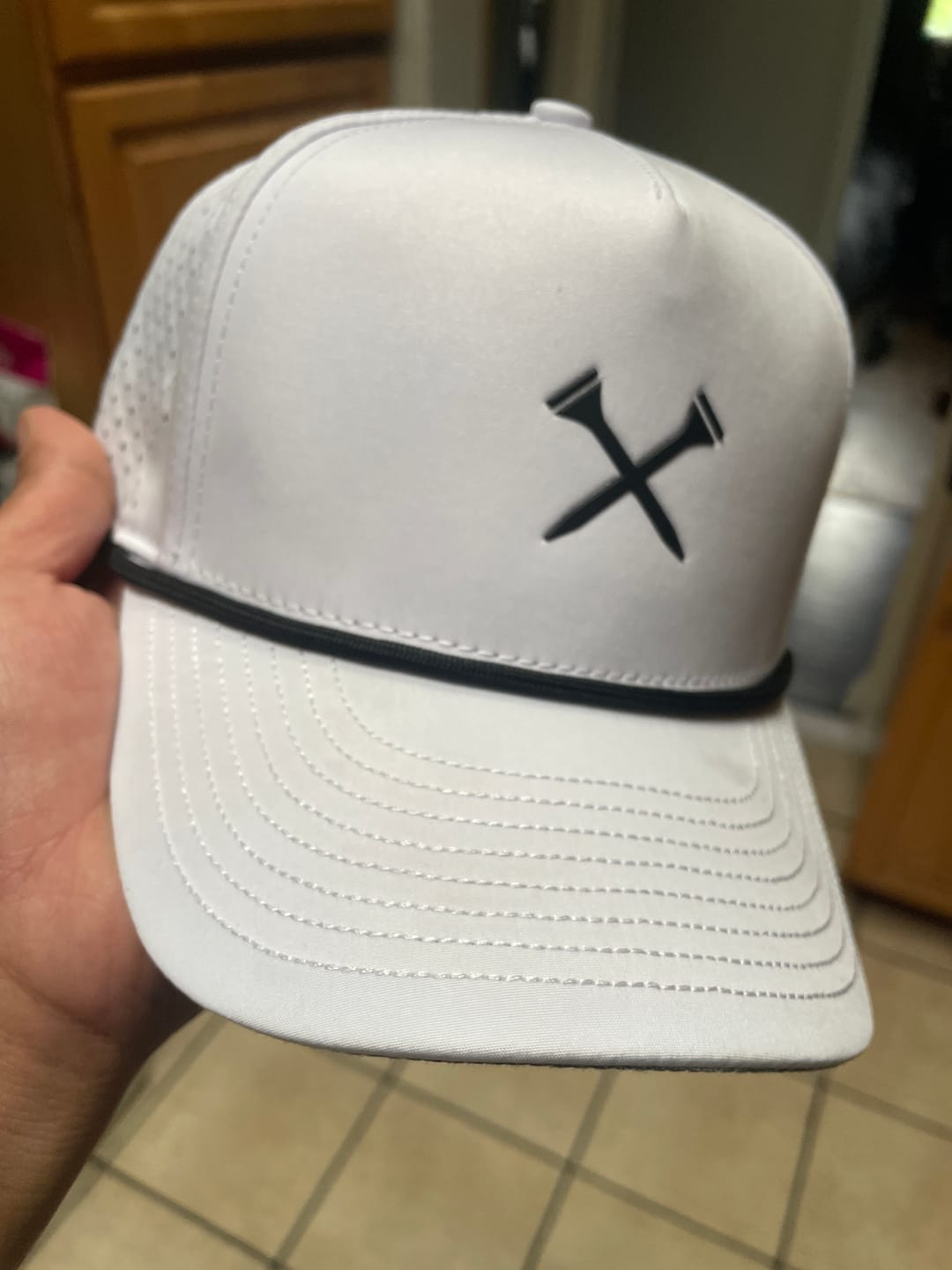 Customer photo review of Tees Hat - White