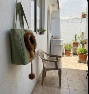 Customer photo review of Bolso Transportín para Mascotas Transpirable, Cómodo y Ligero