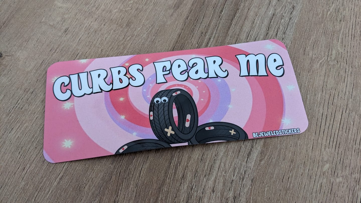 Customer photo review of Curbs Fear Me