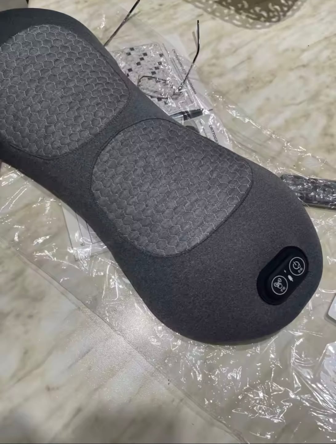 Customer photo review of RyggRo- 3-i-1 massagekudde med värme
