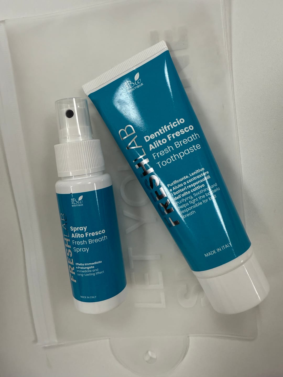 Customer photo review of Fresh Lab Set - Routine per Alito Fresco