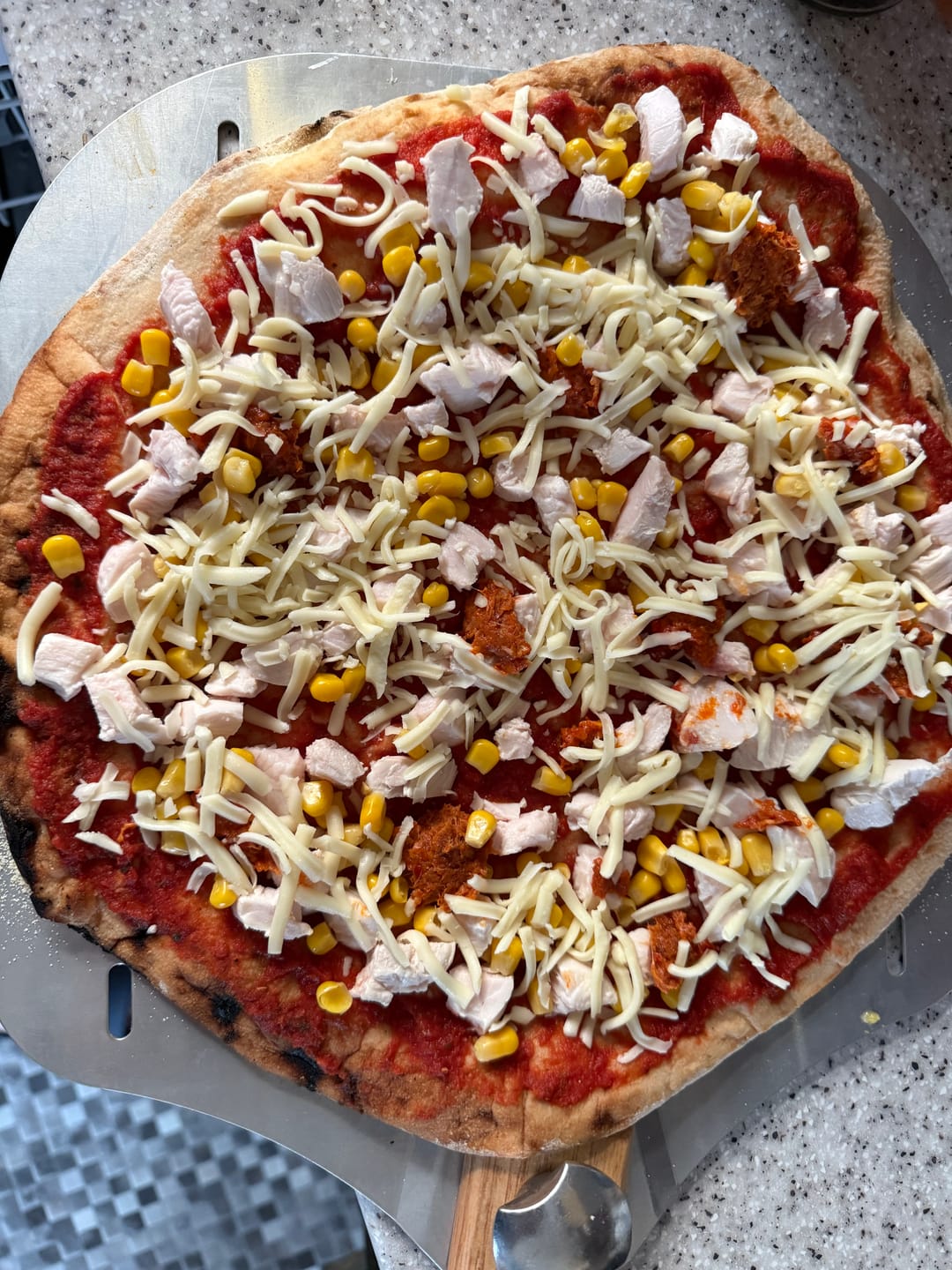 Customer photo review of Sourdough Pizza Bases