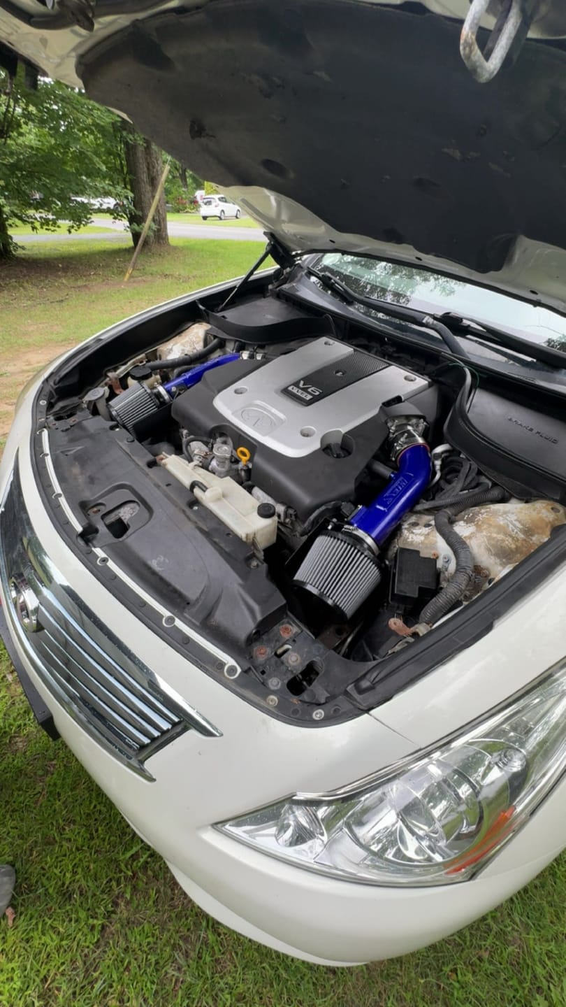 Customer photo review of HPS Performance HPS Shortram Air Intake Kit Nissan 2009-2020 370Z 3.7L V6, Includes Heat Shield, 827-706