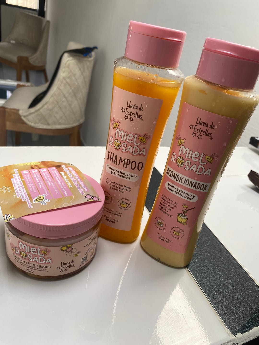 Customer photo review of LINEA MIEL ROSADA