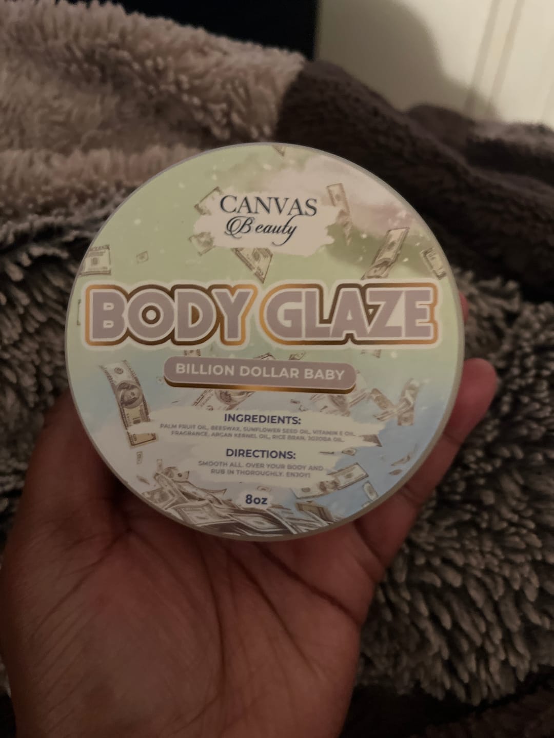 Customer photo review of BODY GLAZE: BILLION DOLLAR BABY