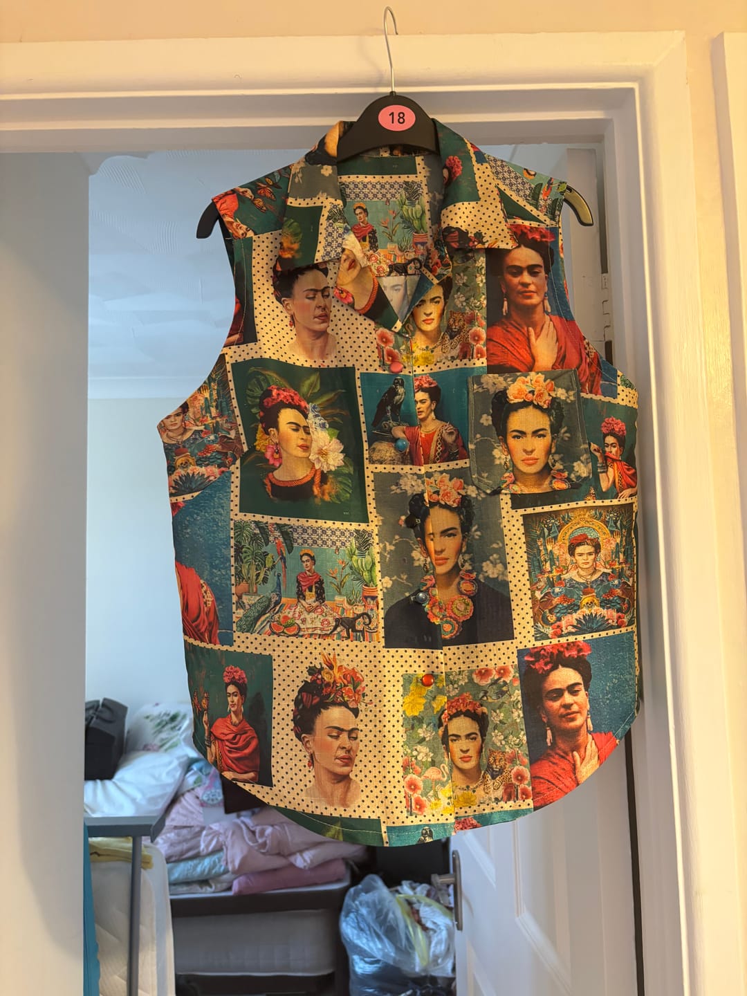 Customer photo review of Colourful Muse Faux Silk Fabric