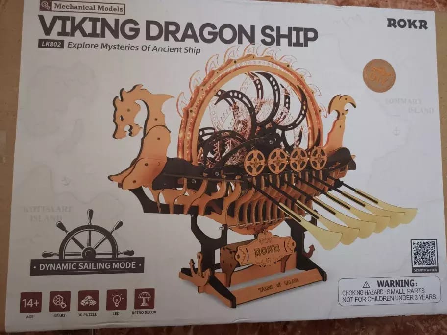 Customer photo review of Viking Dragon Ship Mechanical Puzzle