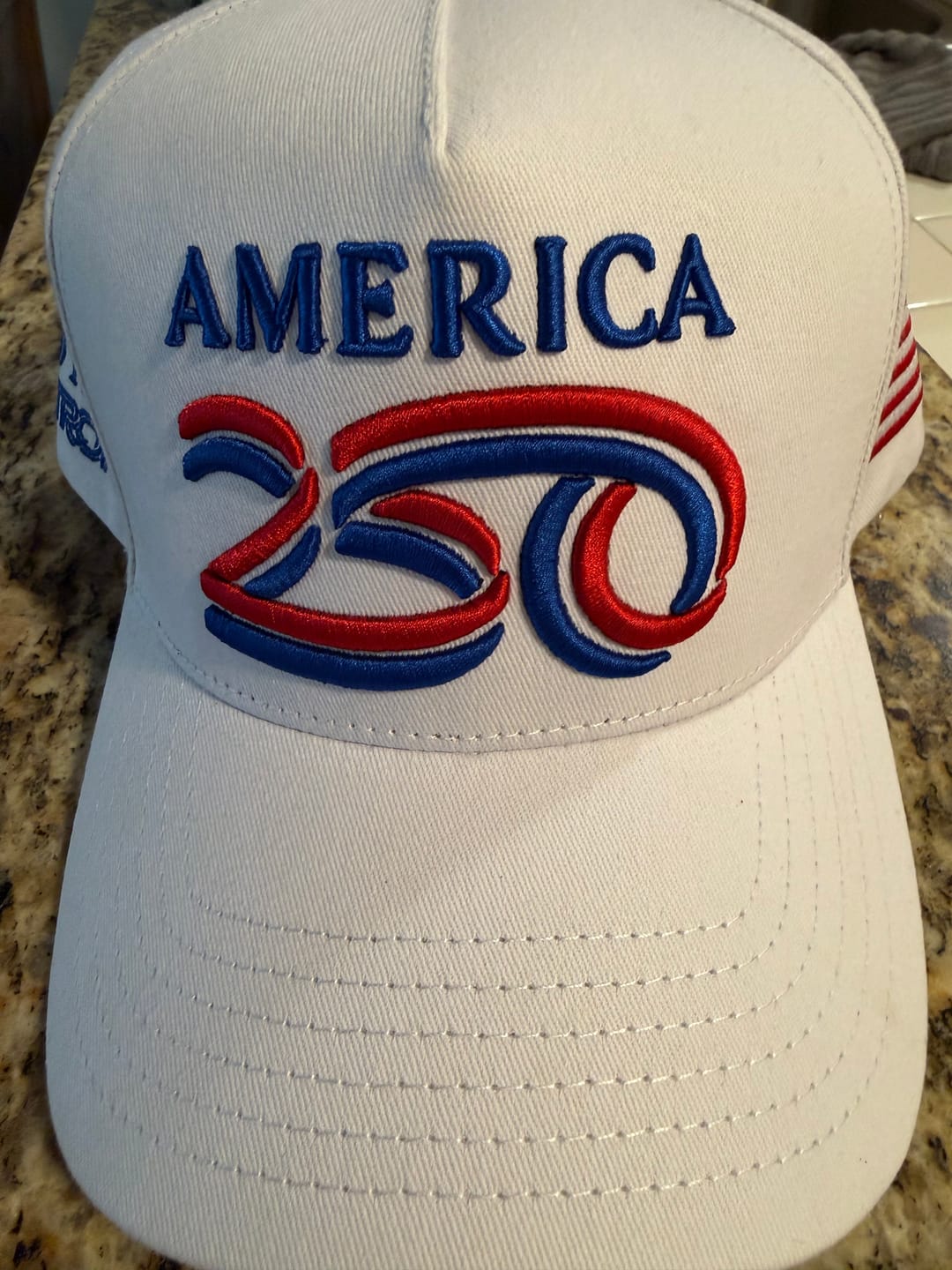 Customer photo review of AMERICA 250 WHITE