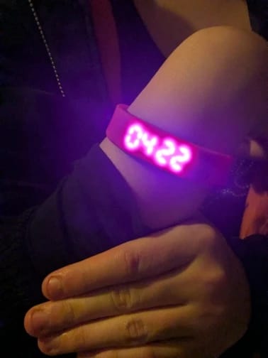 Customer photo review of Silent Vibrating Alarm Watch | Nivox Nudge