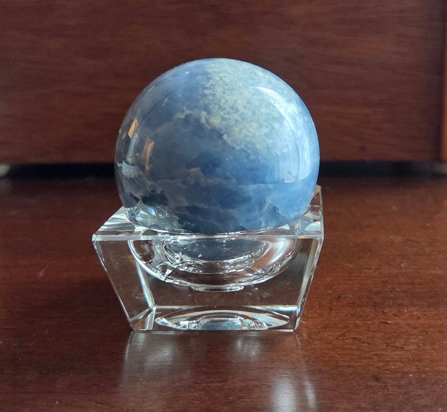 Customer photo review of Celestite Sphere