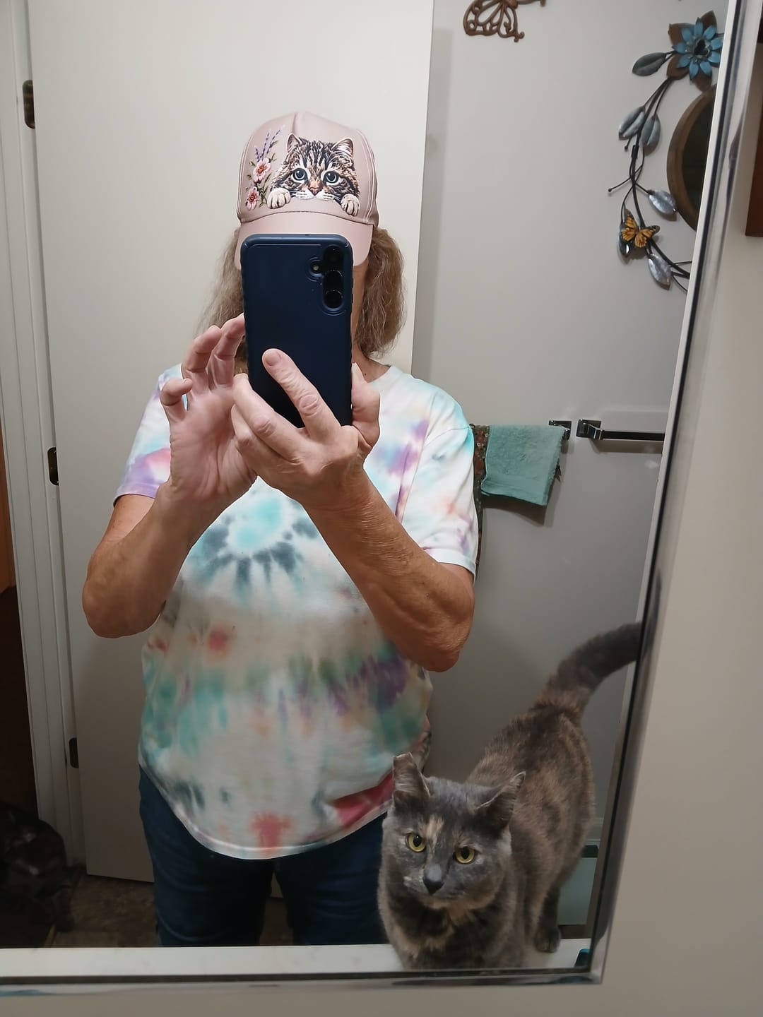 Customer photo review of Save The Cats Embroidered Cap