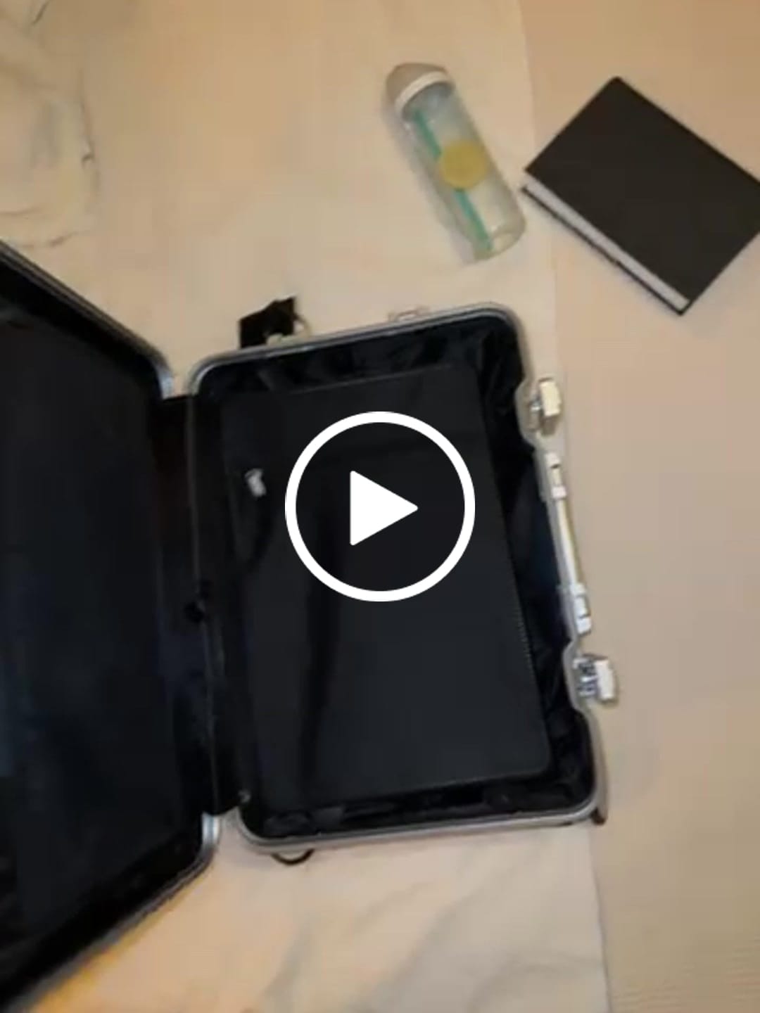 Customer video review of TREVA Aluminum Suitcase Silver