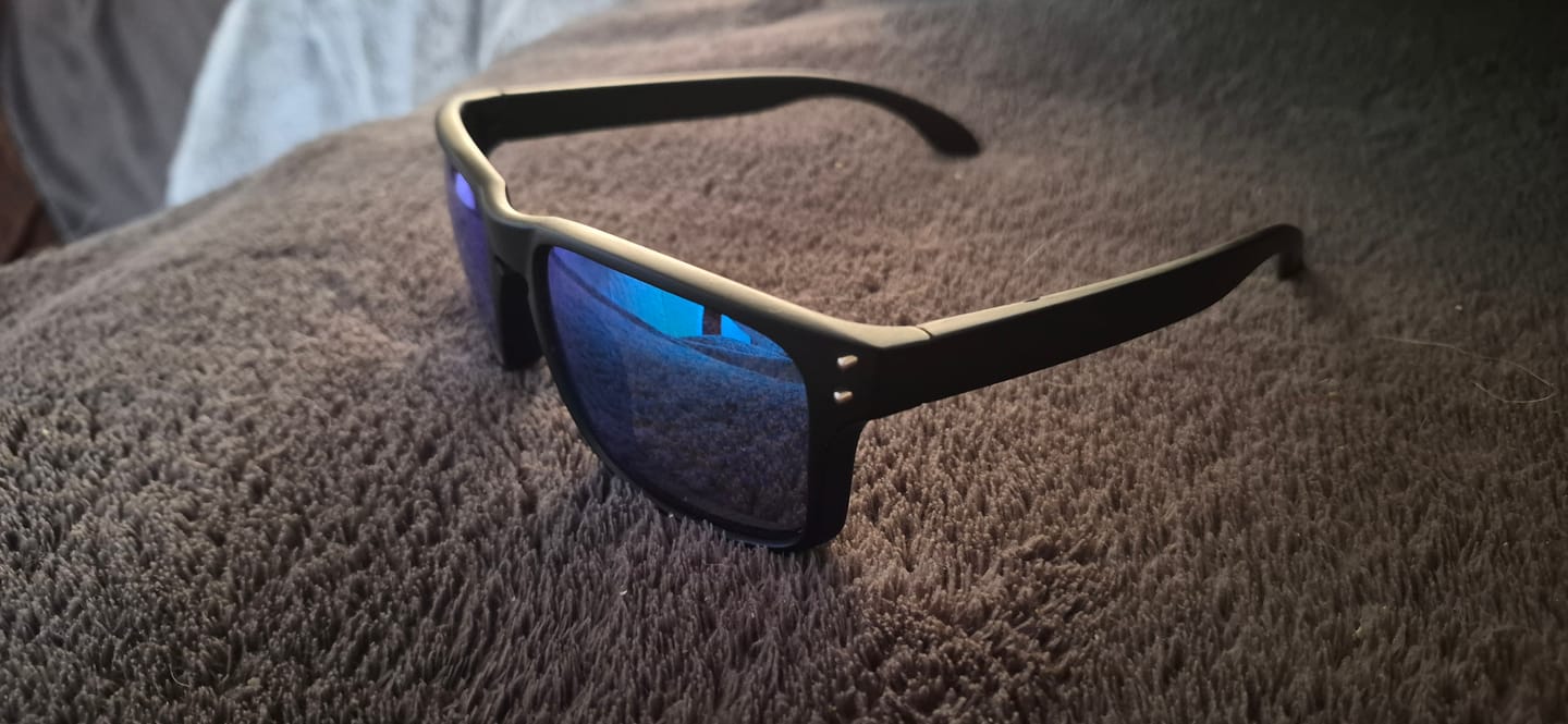 Customer photo review of 80Eighty® Polarized Sunglasses - Blue Chrome
