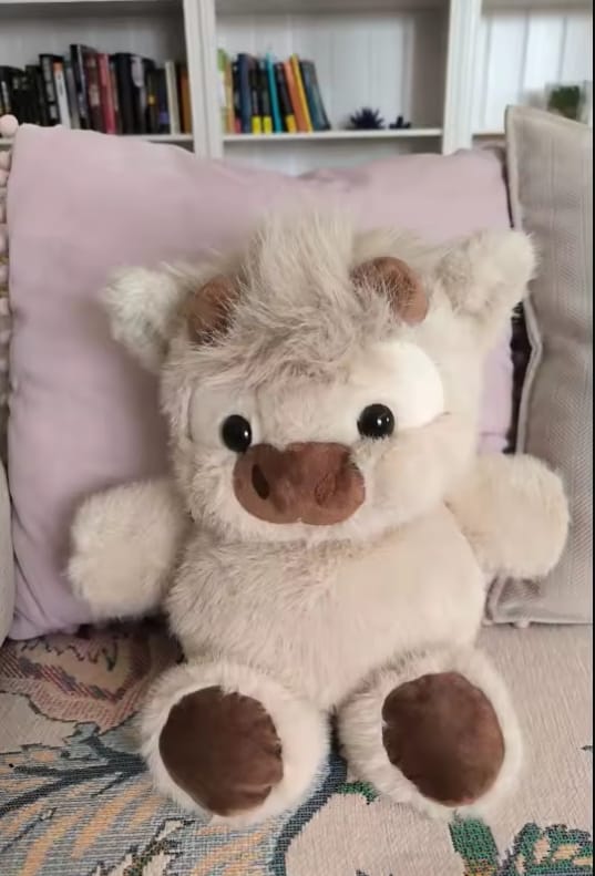 Customer photo review of Salla-Gör Hareketli Peluş - Beyaz İnek