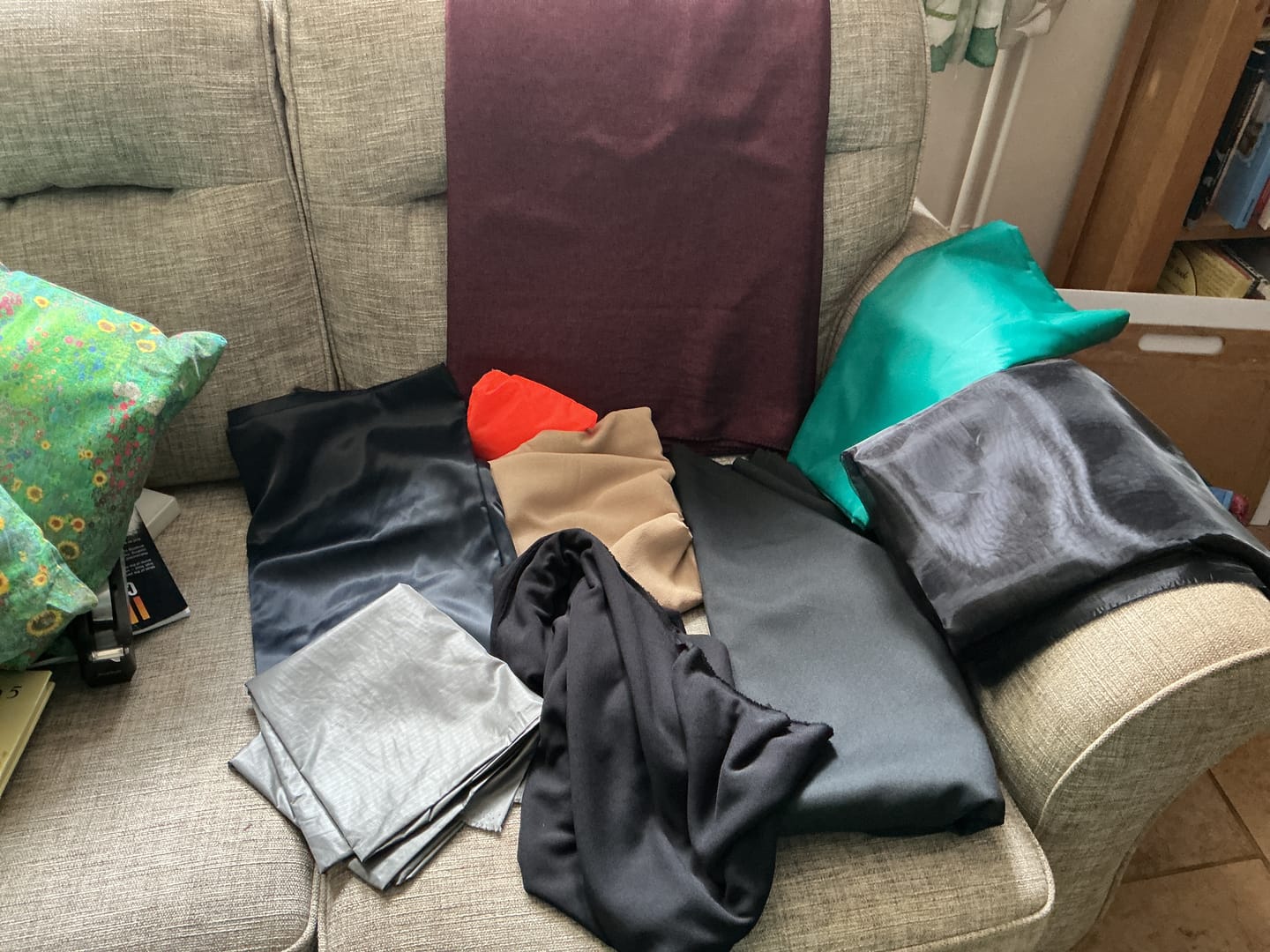 Customer photo review of £0.25 Per Metre Fabric Bundle