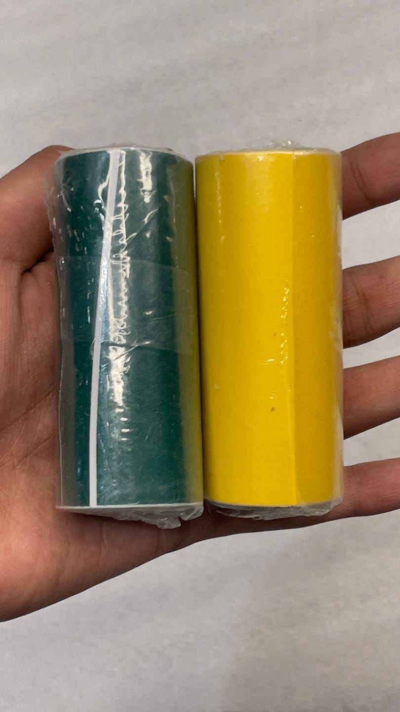 Customer photo review of Vastu Waterproof Multicolor Tape – Vastu Remedy for Entrance & Toilet Defects | Ideal for Quick Zone Corrections | 1-4 Inch Wide Options | 16 Meter | 2 Rolls