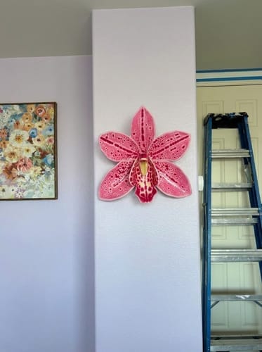 Customer photo review of Orchid Bloom Sculpture