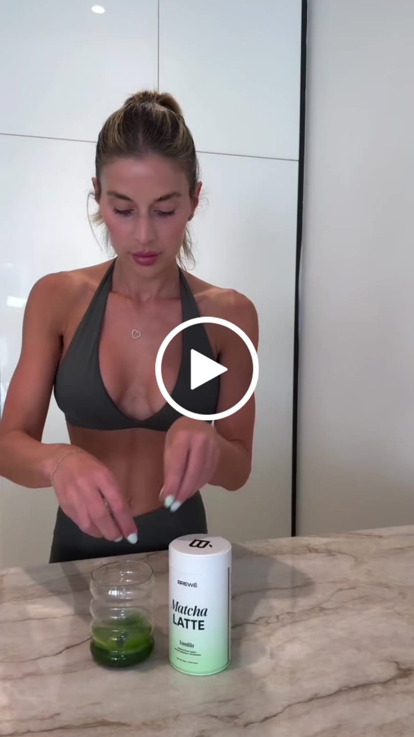 Customer video review of Strawberry Matcha+ Latte Powder