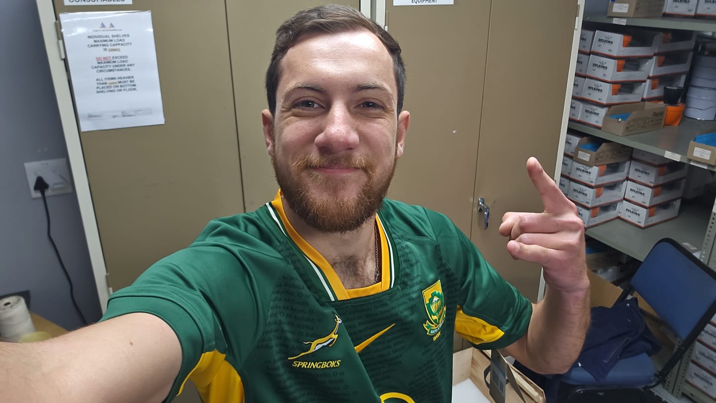 Customer photo review of Springboks Nike Mens Stadium Rugby's Greatest Rivalry Home Jersey Gorge Green