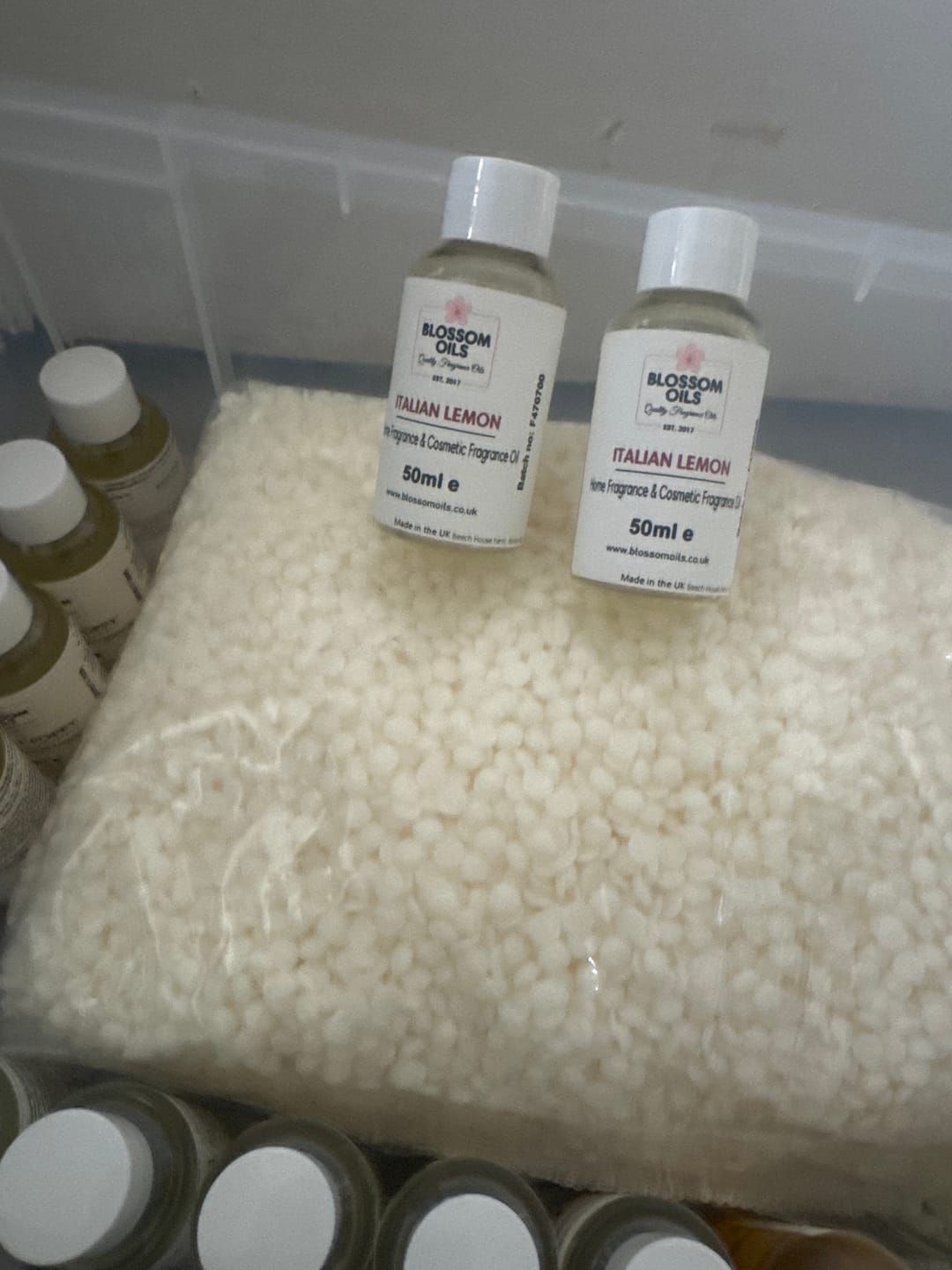 Customer photo review of Italian Lemon Fragrance Oil