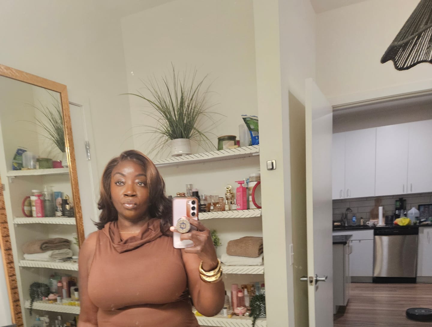 Customer photo review of Outre Perfect Hairline Glueless 13x6 HD Lace Front Wig - ATLAS - Fully Hand-Tied