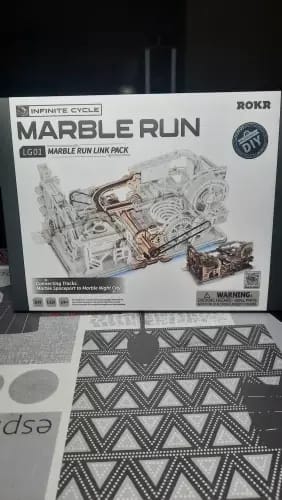 Customer photo review of ROKR Marble Night City Marble Run 3D Wooden Puzzle