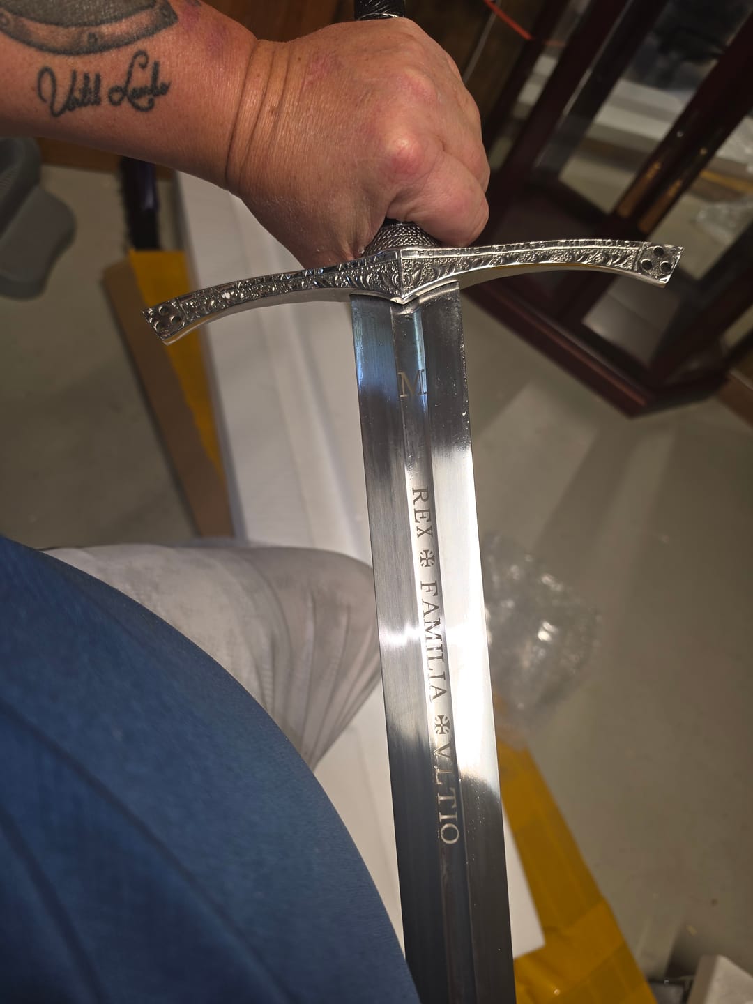 Customer photo review of Mini Katana - Keychain