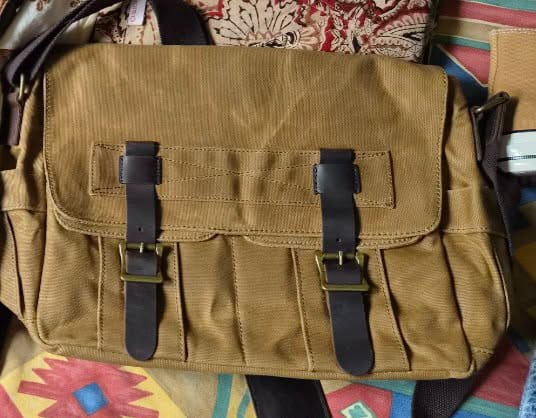 Customer photo review of Sacoche moto vintage | GARRY