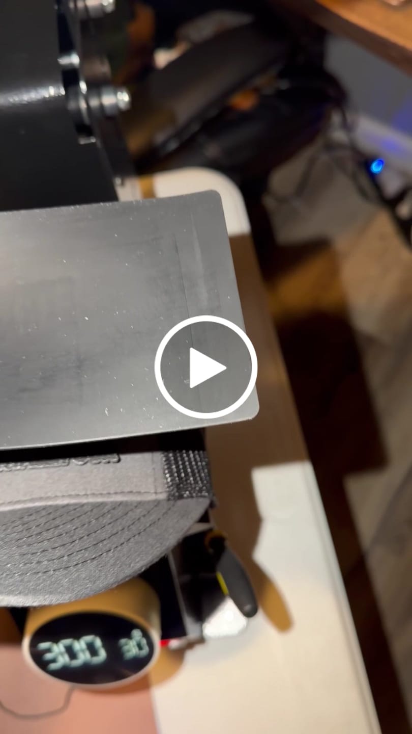 Customer video review of DuoForge Automatic Dual-Heat platen Cap Heat Press