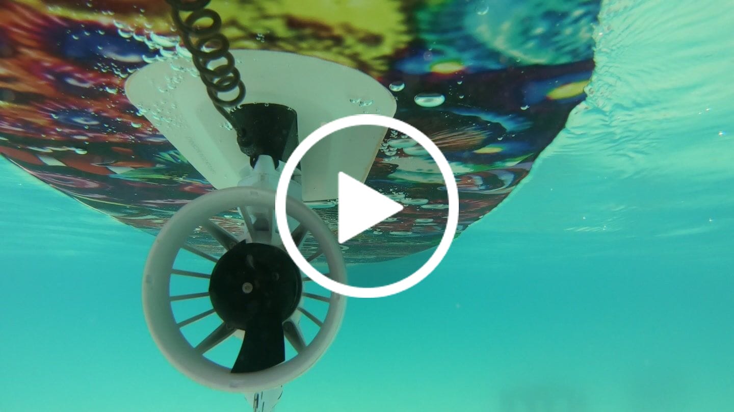 Customer video review of Folding Propeller for Boost Fin