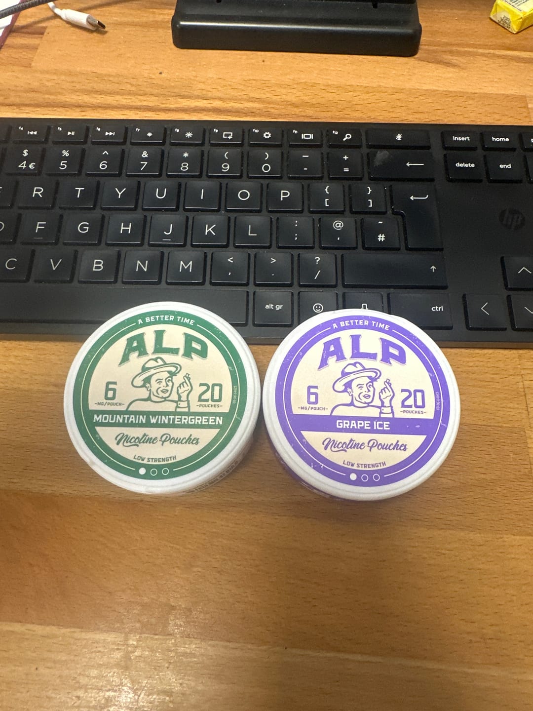Customer photo review of Grape Ice Nicotine Pouches