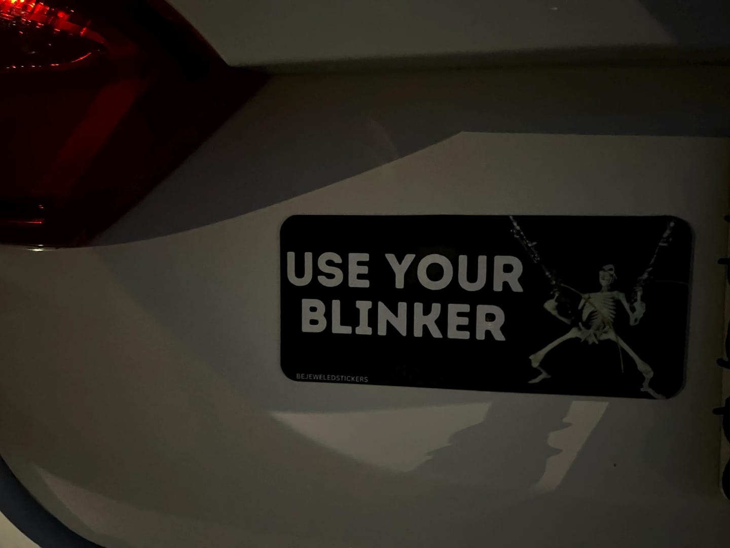 Customer photo review of Use your blinker!