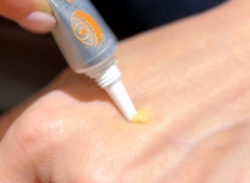 Customer photo review of Retinol Eyebag Cream