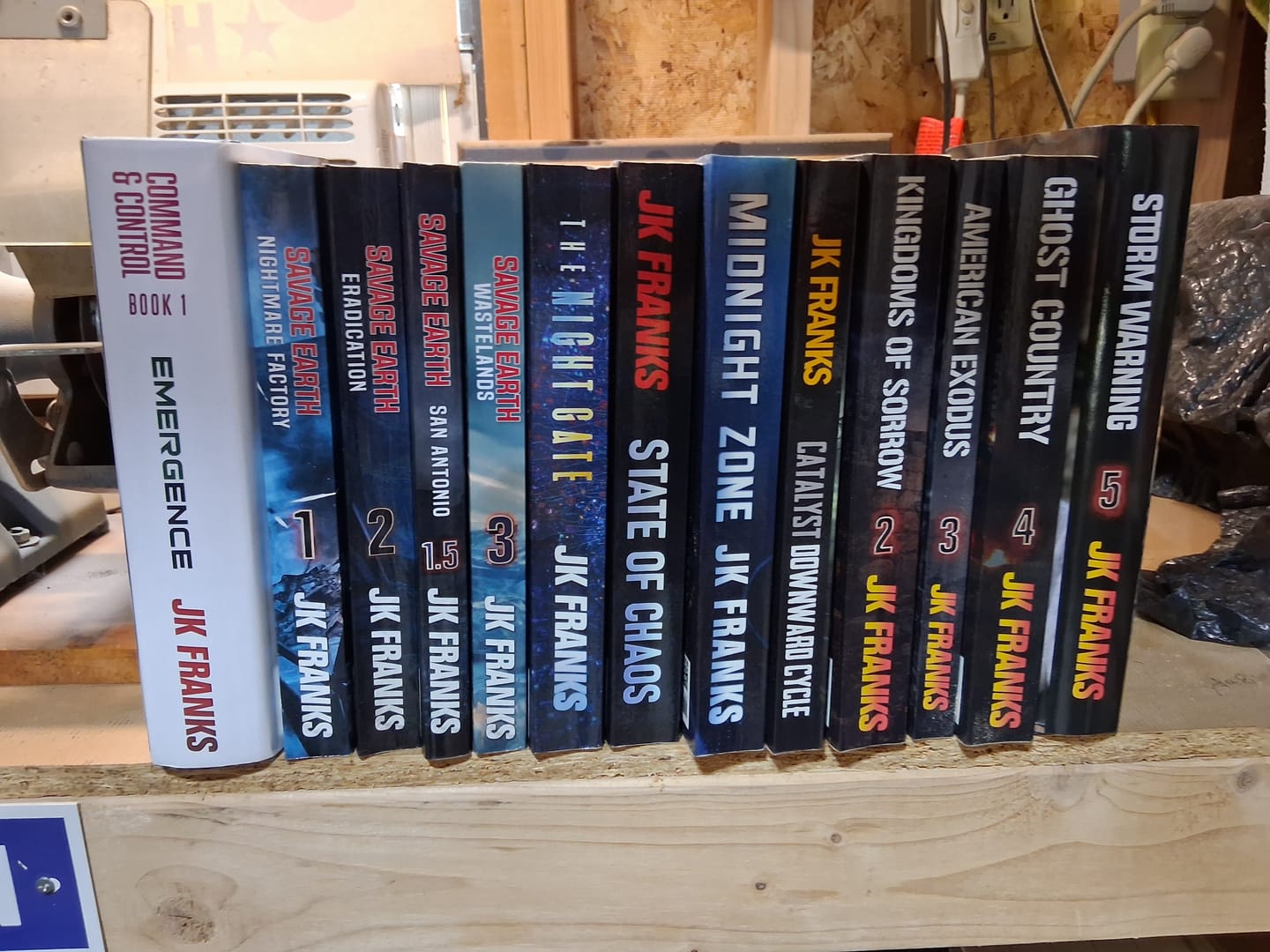 Customer photo review of Signed Hardback Book - Storm Warning (Book 5 The Catalyst Series)