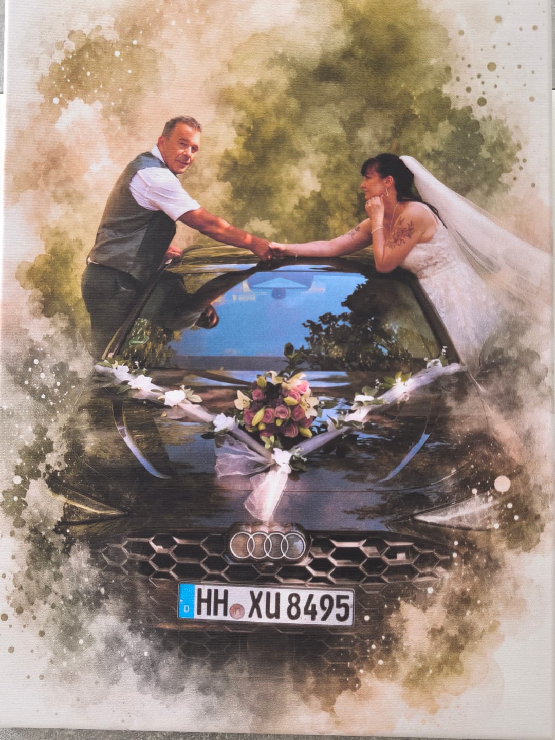 Customer photo review of Euer Foto als Kunstwerk – mit Live-Vorschau, als Poster oder Leinwand