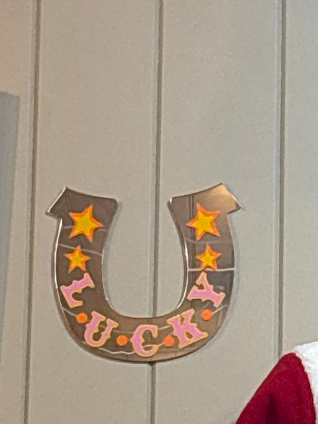 Customer photo review of Lucky Horseshoe mirror