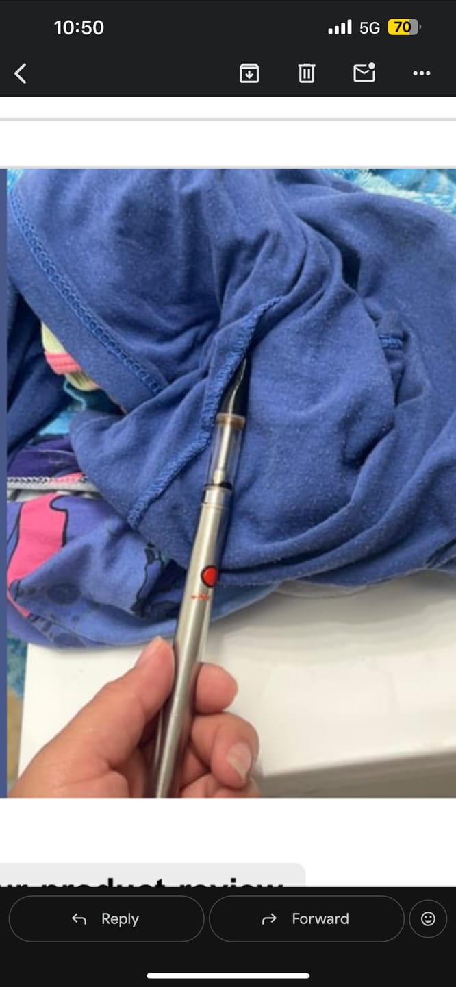 Customer photo review of Ice Cream Cake Hybrid THC Vape Cartridge