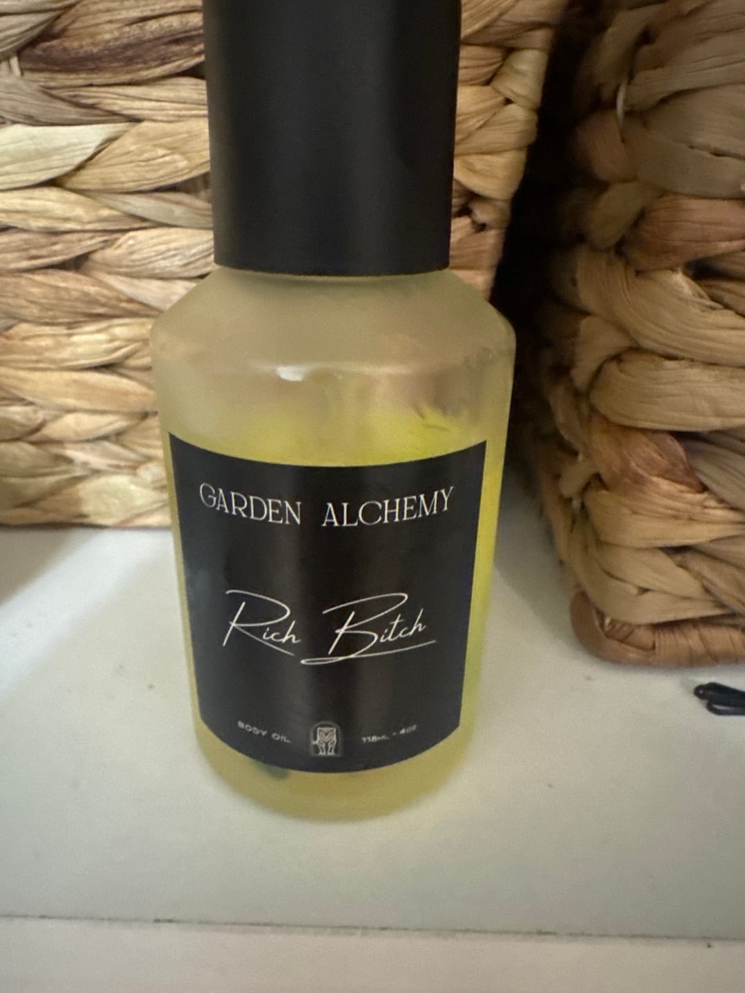 Customer photo review of RICH BITCH BODY OIL (the return of the OG 1st formula)