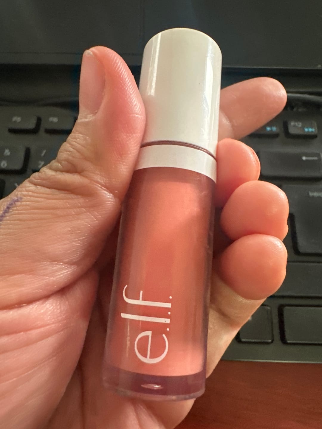 Customer photo review of Halo Glow Liquid Filter