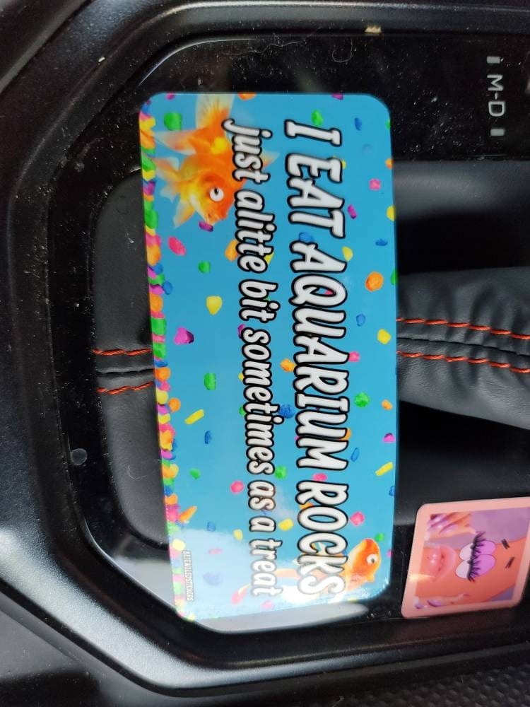 Customer photo review of I Eat Aquarium Rocks
