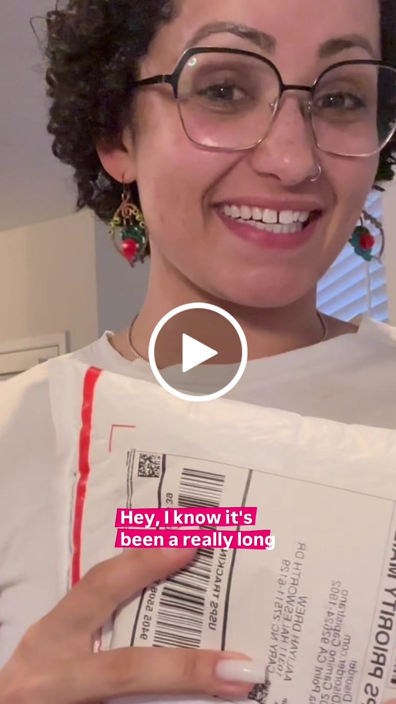 Customer video review of Cut to Shape Stickers
